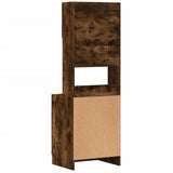 Kitchen Cabinet Smoked Oak 60x50x180 cm Engineered Wood 3276641