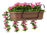 Artificial Flowers Purple Red 55 x 20 x 55 cm PE and Steel 42042384