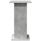 ZNTS Bar Table with Storage Concrete Grey 60x60x102 cm Engineered Wood 854331