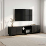 TV Stand 180 x 34.5 x 40 cm Black Engineered Wood 8011496