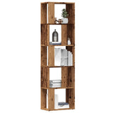 Book Cabinet Old Wood 45x24x159 cm Engineered Wood 855784