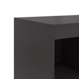 Highboard Black 67x39x95 cm Steel 841799
