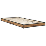 Bed Frame Old Wood 80 x 200 cm Engineered Wood 8009145