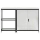 Kitchen Storage Set HATTEM 2 pcs Silver Galvanised Steel 3392685