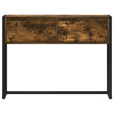 End Table Smoke Oak 100 x 36 x 75 cm Engineered Wood 886698