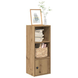 Bookcase Artisan Oak 31x24x77 cm Engineered Wood 860336