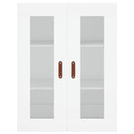 Highboard White 69.5x34x180 cm Engineered Wood 3198569