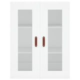 Highboard White 69,5x34x180 cm Engineered Wood 3198569
