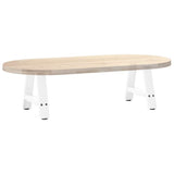 Coffee Table Legs A-Shaped 2 pcs White 40x cm Steel 4012813
