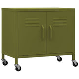 336261 Storage Cabinet Olive Green 60x35x56 cm Steel