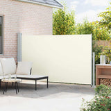Patio Retractable Side Awning 180x300 cm Cream 313400