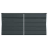Planter Anthracite 160 x 40 x 75 cm Steel 42018187