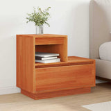 Bedside Cabinet Wax Brown 60 x 34 x 51 cm Engineered Wood 869894