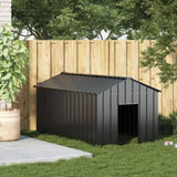 Dog House with Roof 114x202x101 cm Galvanised Steel 4100921
