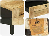 Storage Cabinets Natural 105 x 33 x 46 cm Solid Mango Wood 4018858