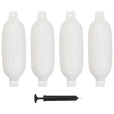 Boat Bumper 4 pcs White 58.5x16.5 cm PVC 92386