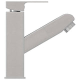 Bathroom Basin Faucet with Pull-out Function Silver 157x172 mm 149079