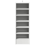 808999 Shoe Cabinet White 31,5x35x90 cm Engineered Wood