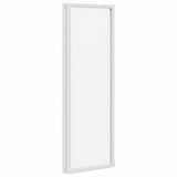 Bath Screen Folding Frosted 120 x 117 cm Aluminium & PP Panel 42023504