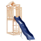 Outdoor Playset Natural Wood, Blue Solid Pine Wood, Polypropylene 3156871