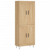 Highboard Sonoma Oak 69,5x34x180 cm Engineered Wood 3199716