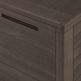 49443 Garden Storage Box Brown 116x44x55 cm