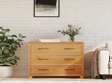 Cabinet with Drawer with Storage Brown Solid Oak Wood 4106559