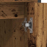 Bathroom Furniture Set with Shelf 3 pcs Brown Engineered wood 3332566