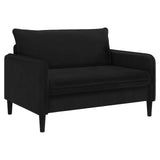 XXL Armchair Black Velvet 42043561