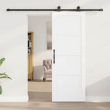 Sliding Door ORKDAL White 73.5 x 198.5 cm Solid Pine Wood 3333467