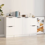 Sideboards 3 pcs White Engineered Wood 3115844