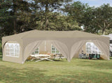 Pop-up Party Tent 575 x 288 x 245 cm Cream Oxford Fabric 42019900