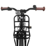 Kids Bike 22 Inches for 7-12 Years Old Black 42009304