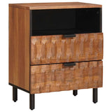 Bedside Cabinet Brown 50 x 33 x 62 cm Solid Mango Wood 4017910