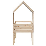 High Sleeper Bed without Mattress 80x200 cm Solid Wood Pine 3282010
