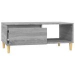 ZNTS Coffee Table Grey Sonoma 90x50x36.5 cm Engineered Wood 821050