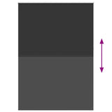 Roller Blind Blackout 140 x 230 cm Black 240174