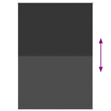Roller blind blackout 144.4x230 cm Fabric Width 140 cm black 240174