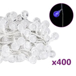 ZNTS Globe Fairy String Lights 40m 400 LED Blue 8 Function 328816