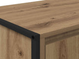 TV Cabinet Artisian Oak 140 x 36 x 49.5 cm Engineered Wood 886515