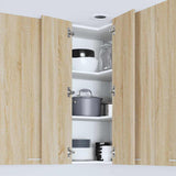 Hanging Cabinet with Door Sonoma Oak and White 57 x 57 x 100 cm 884372