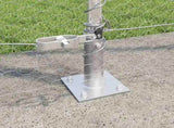 Welded Wire Fence with Concrete Base 25 x 1.4 m 3353807