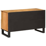 TV Cabinet with Drawer Brown 80 x 33 x 46 cm Solid Mango Wood 4018061