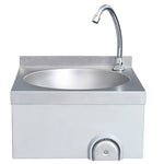 Hand Wash Sink with Faucet and Soap Dispenser Stainless Steel 51113