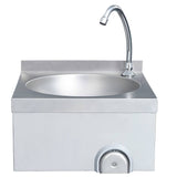 Hand Wash Sink with Faucet and Soap Dispenser Stainless Steel 51113