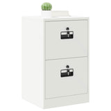 File Cabinet White 45.5 x 42 x 74.5 cm Cold-Rolled Steel 891615