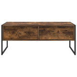 Coffee Table Smoke Oak 100 x 46 x 40 cm Engineered Wood 886446