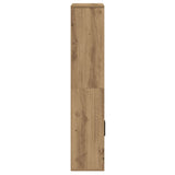 Bookcase Artisan Oak 60x24x120 cm Engineered Wood 860426
