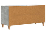 TV Cabinet Concrete Grey 89 x 34.5 x 60 cm Engineered Wood 894198