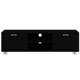 TV Cabinet Black 140x40.5x35 cm Engineered Wood 342624